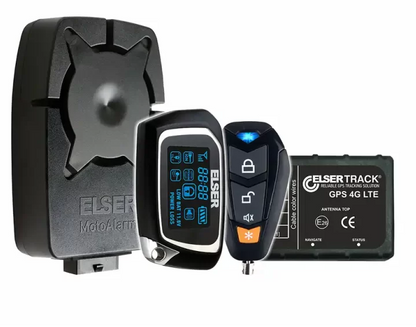Συναγερμός Μοτοσυκλέτας ELSER-800GPS με GPS & Τηλεχειριστήριο LCD