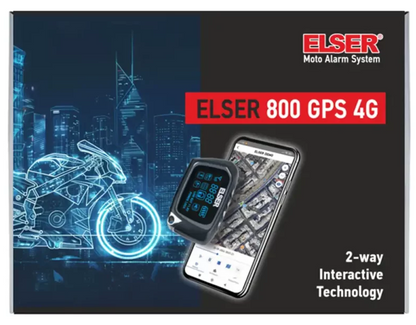 Συναγερμός Μοτοσυκλέτας ELSER-800GPS με GPS & Τηλεχειριστήριο LCD