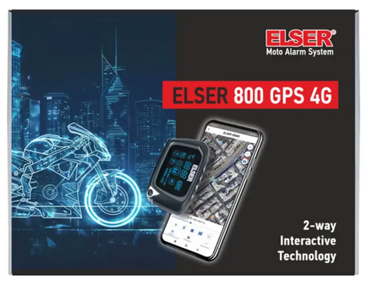 ELSER-800GPS Motorcycle Alarm System with GPS & 2-way LCD Remote
